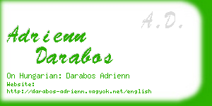 adrienn darabos business card